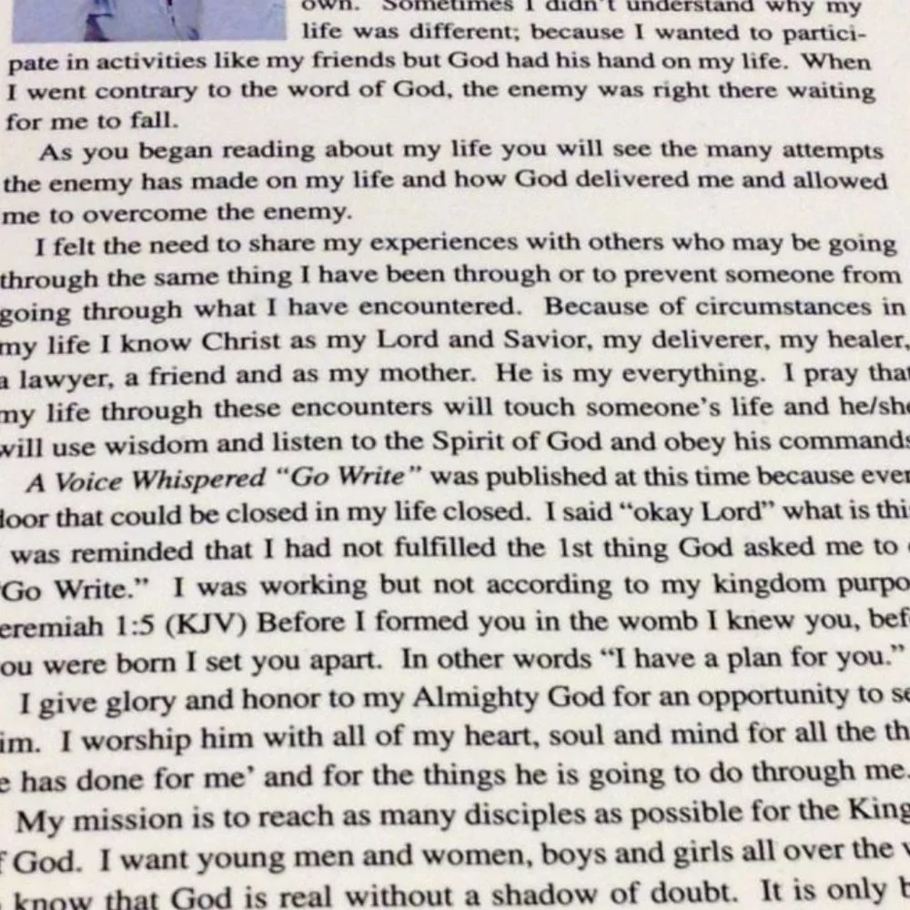 Book Sale! 3 for $10! Christian Testimony - A Voice Whispered 